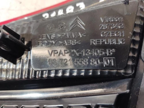 9672155880 Piloto Trasero Izquierdo Interior para CITROEN C4 BERLINA 2012 417376 - Imagen 2 de 8