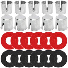 10X Car Battery Post Terminal Shims Auto Lead Caps w/ 12X Washers Repair US