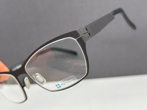 Meyer Eyeglasses Frames Woman Gray Oval Rectangular 3084 Full Rim NP:399€ - Picture 6 of 12
