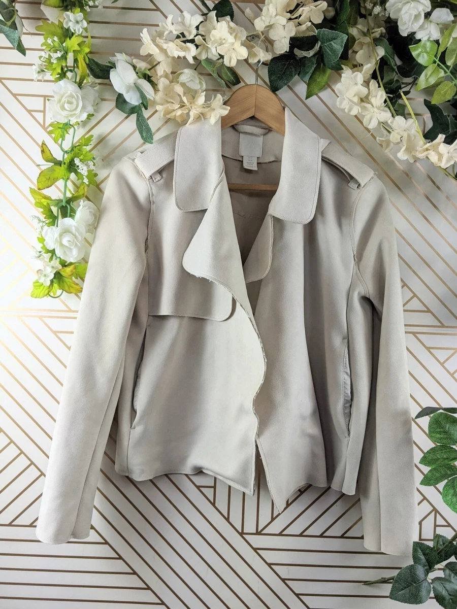 H&m suede jacket womens sale