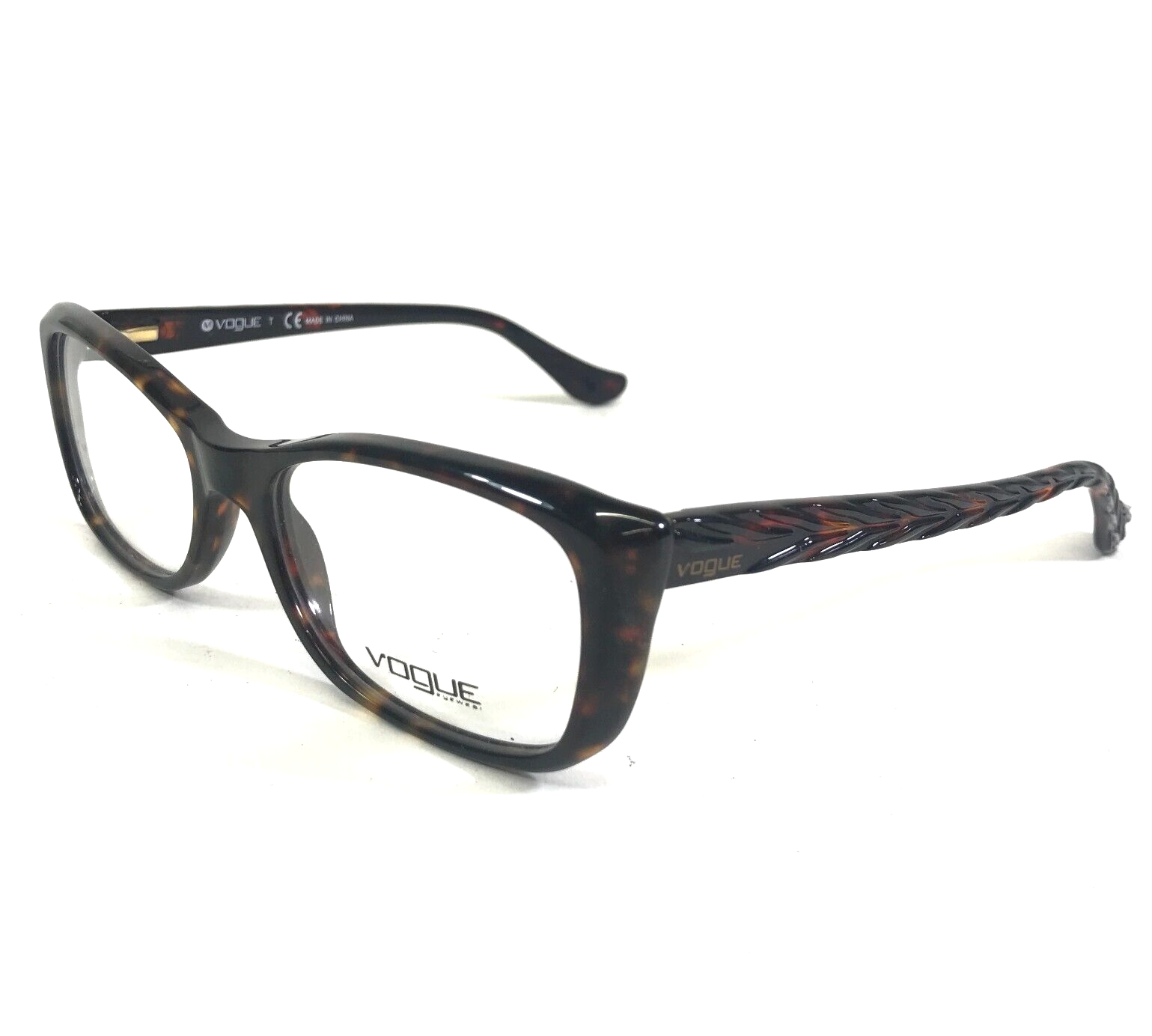 Vogue Eyeglasses Frames VO2864 W656 Tortoise Rectangular Full Rim 52-17-140