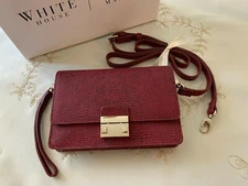 WHBM WOMENS SMALL CROSSBODY PHONE HANDBAG/WALLET  WRISTLET OR CROSSBODY EUC