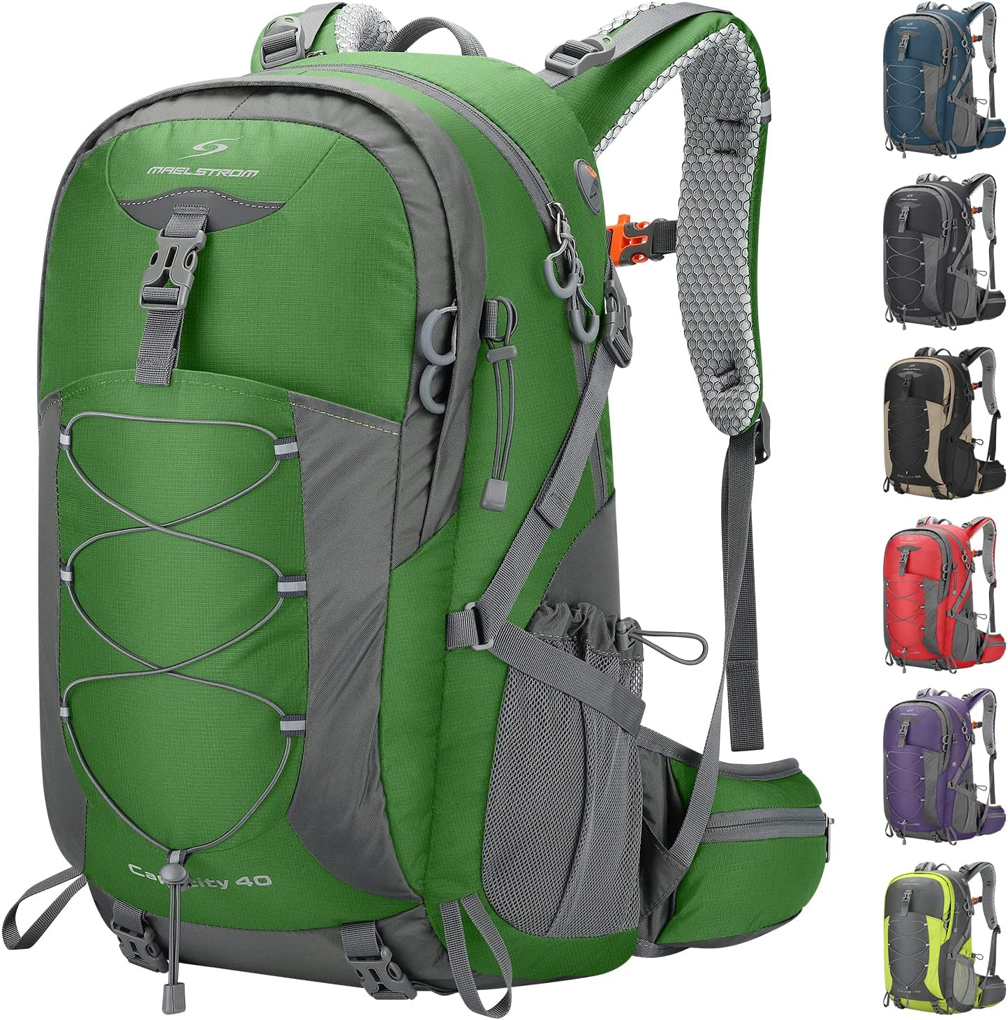 40L Waterproof Hiking & Camping Backpack with Rain Cover for Outdoor Adventures-image