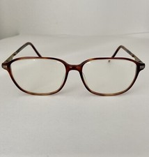 Hart Schaffner Marx Vintage Eyeglasses Frames Amber Twill Tortoise Shell 901