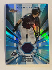 2002 Topps Finest Todd Helton Relic Jersey Game Worn Jersey card FRJ-TH