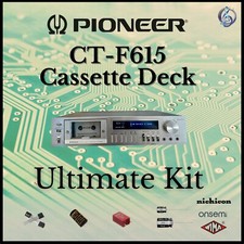 Pioneer CT-F615 Cassette Deck Ultimate Upgrade Kit Genuine Parts Restoration