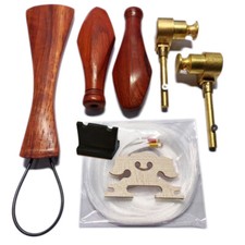 Morin khuur Horse Head Fiddle Upper Lower Bridge Tailpiece Cord Pegs Strings     