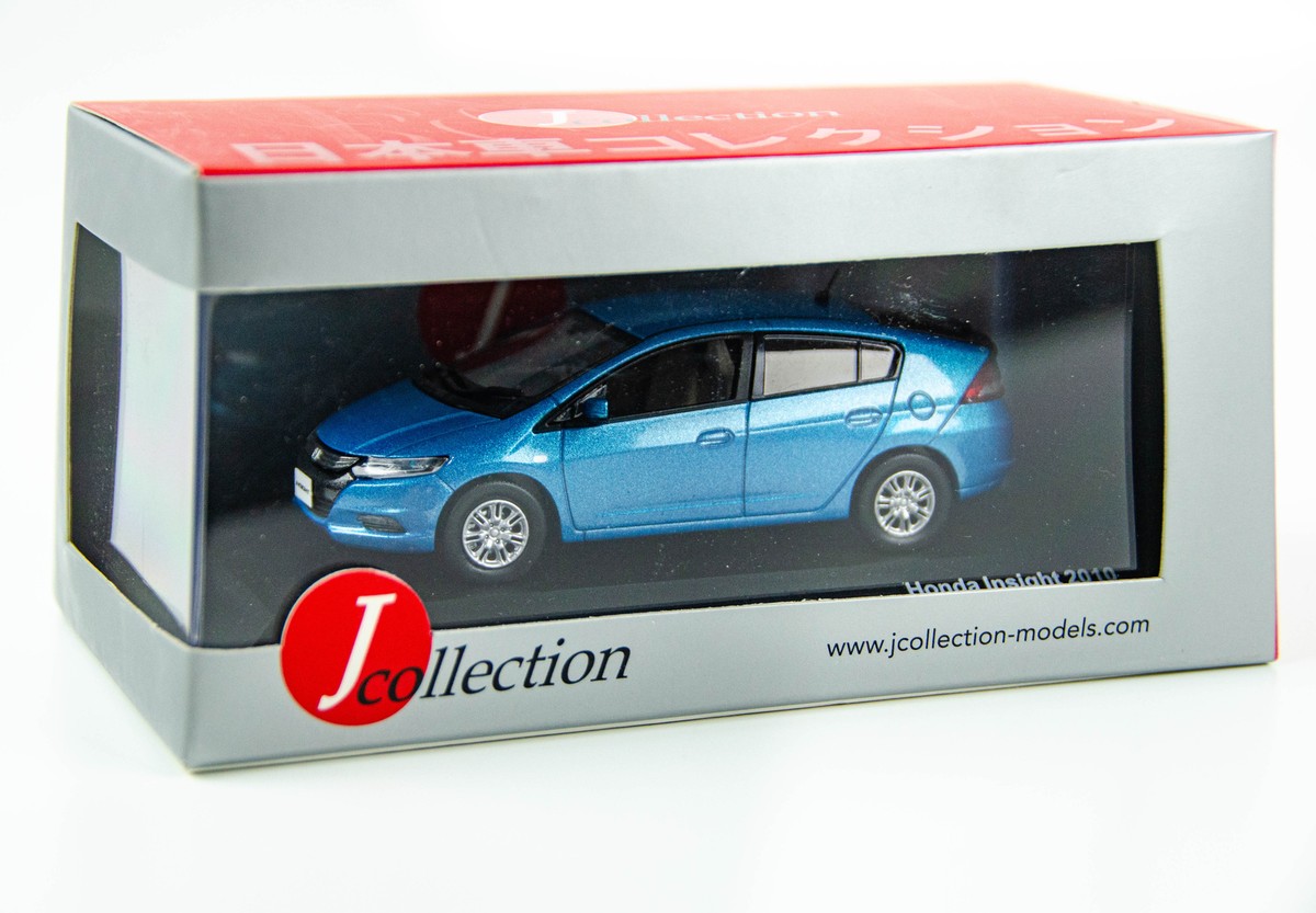 【非売品】LEGEND INSIGHT 模型 1/43 ホンダ J Collection 1/43 2010 Honda Insight Electric Blue Diecast Model
