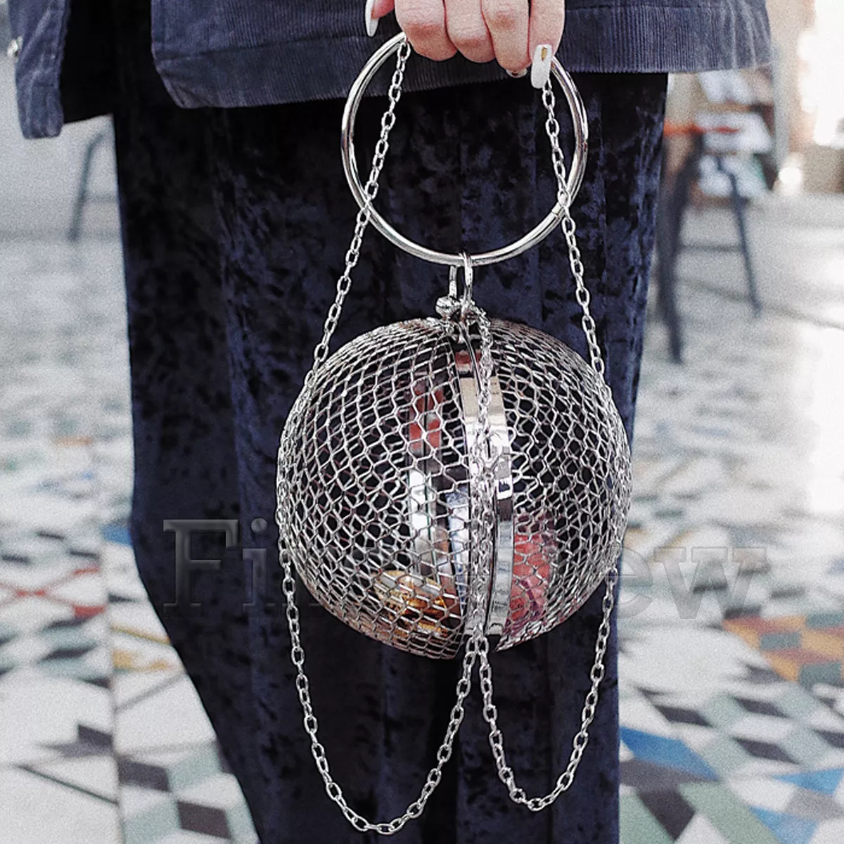 ball shaped purse