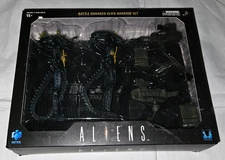 Hiya Toys Aliens Battle Damaged Alien Warrior Set 1:18 Scale Exquisite Mini New