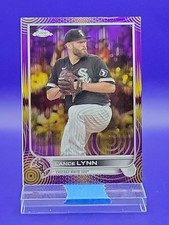 Lance Lynn 2022 Topps Chrome Purple/Yellow Sonic Refractor SP 175/299 🔥