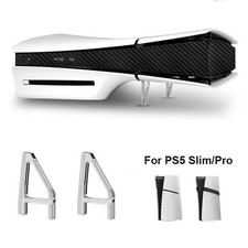Horizontal Stand for PS5 Slim Pro Clear Acrylic Base Holder Display Stand