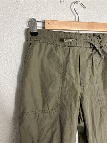 Polo Ralph Lauren Kids Medium 10/12 Army Green Cotton Pants Drawstring 26x26 - Picture 4 of 15