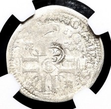 FRANCE, colonies américaines. Édit de 1692, Billon 15 deniers, NGC TRÈS BON ÉTAT
