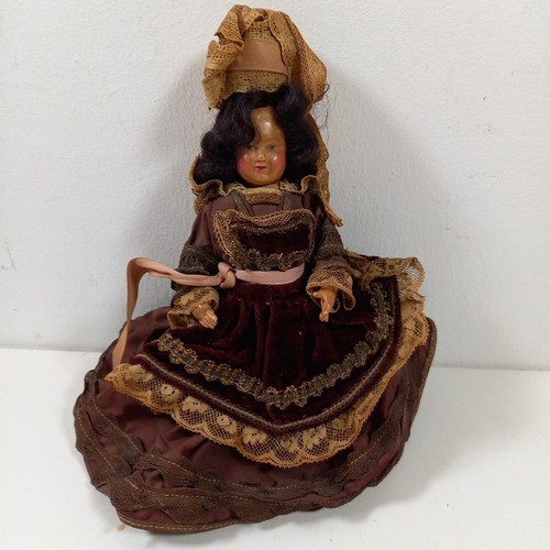 Antique European Doll With Dress