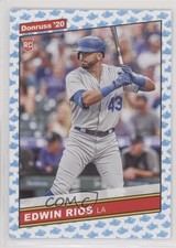 2020 Panini Donruss Retro 1986 Baby Shark Edwin Rios #249 4l3