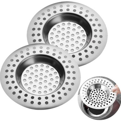 Abflusssieb Edelstahl 2 Stück, Spüle Dusche Badewanne Filter, Haarsieb, Küche