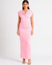 SHEIKE Pink Ava Midi Dress - Size AUS 16