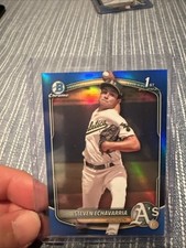 2025 Bowman Steven Echavarria 1st Blue Refrac...