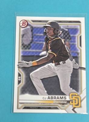 2021 Bowman Prospects #BP-14 CJ Abrams San Diego Padres BASEBALL Card 7E
