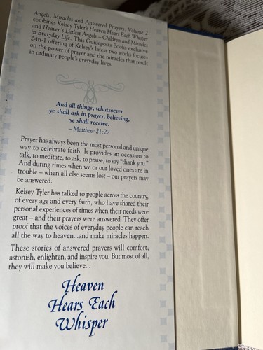 Angels, Miracles and Answered Prayers Volume 2 1996 Hardcover By Kelsey Tyler - Picture 4 of 6