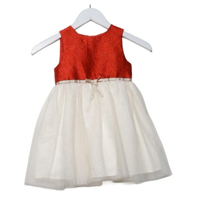 Blueberi Boulevard, Blumenkinderkleid, Größe: 110, Rot/Weiß #2u3