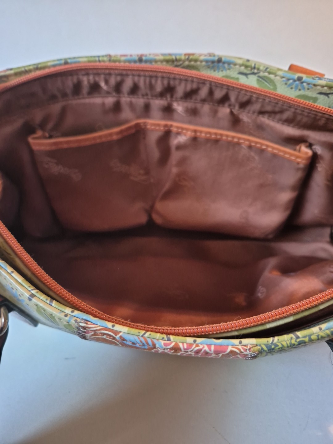 FOSSIL Multicolor Patchwork Leather Shoulder Bag … - image 4