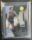 LARRY BIRD 2014-15 PANINI EMINENCE OPTIMUM GAME-USED PATCH AUTO SILVER 06/10 HOF