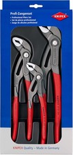 Knipex 00 20 09 V02 "Cobra" Pliers Set (3 Piece) Kit Single Fast USA SHIP