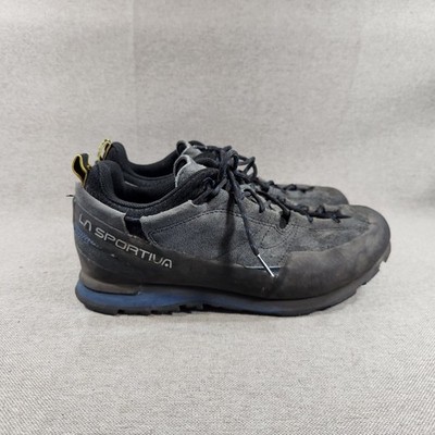 La Sportiva Boulder X Approach Mens 10.5 Gray Hiking Shoes Trail Outdoor Vibram