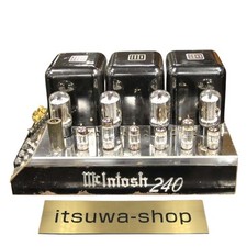 Amplificatore di potenza MCINTOSH MC240 mantenuto (tipo tubo) usato vintage...