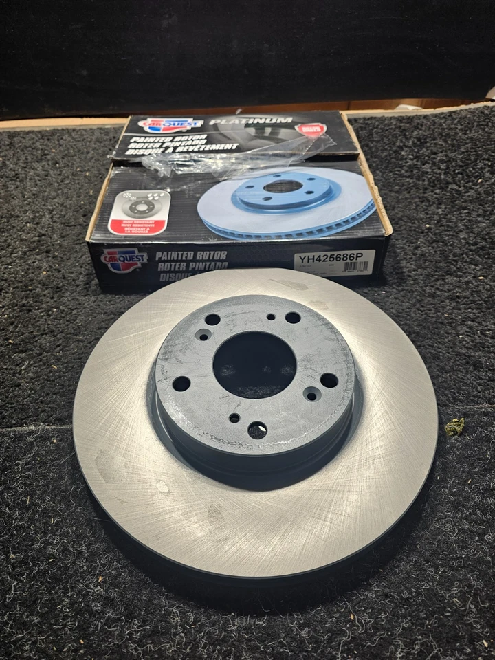 (QUANTIDADE 2) Rotor de freio dianteiro YH425686P para Honda Civic 2006-2011, 2013-2015, 2023 - Imagem 2 de 4