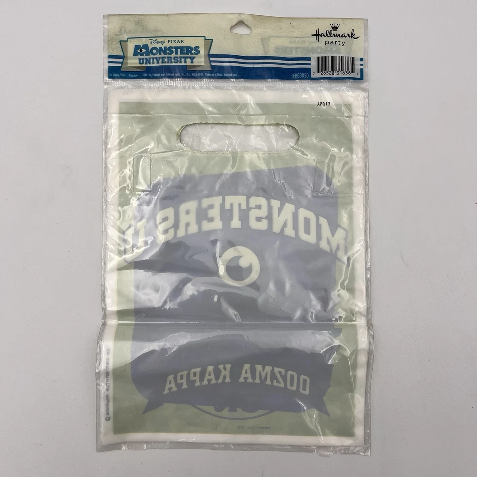 NUEVO EN PAQUETE MONSTER INC UNIVERSITY 8 BOLSAS DE FIESTA SUMINISTROS DE FIESTA   Foto 2 de 2