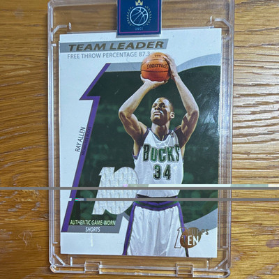 Topps NBA 2002-03 Topps Ten Ray Allen Team Leader TL-RA Milwaukee Bucks /1290