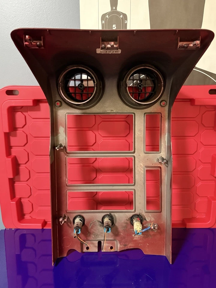 HUMMER H2 2003-2007 TABLERO RADIO BISEL MOLDURA PANEL CUBIERTA CON REJILLA DE VENTILACIÓN DE AIRE OEM Foto 3 de 3