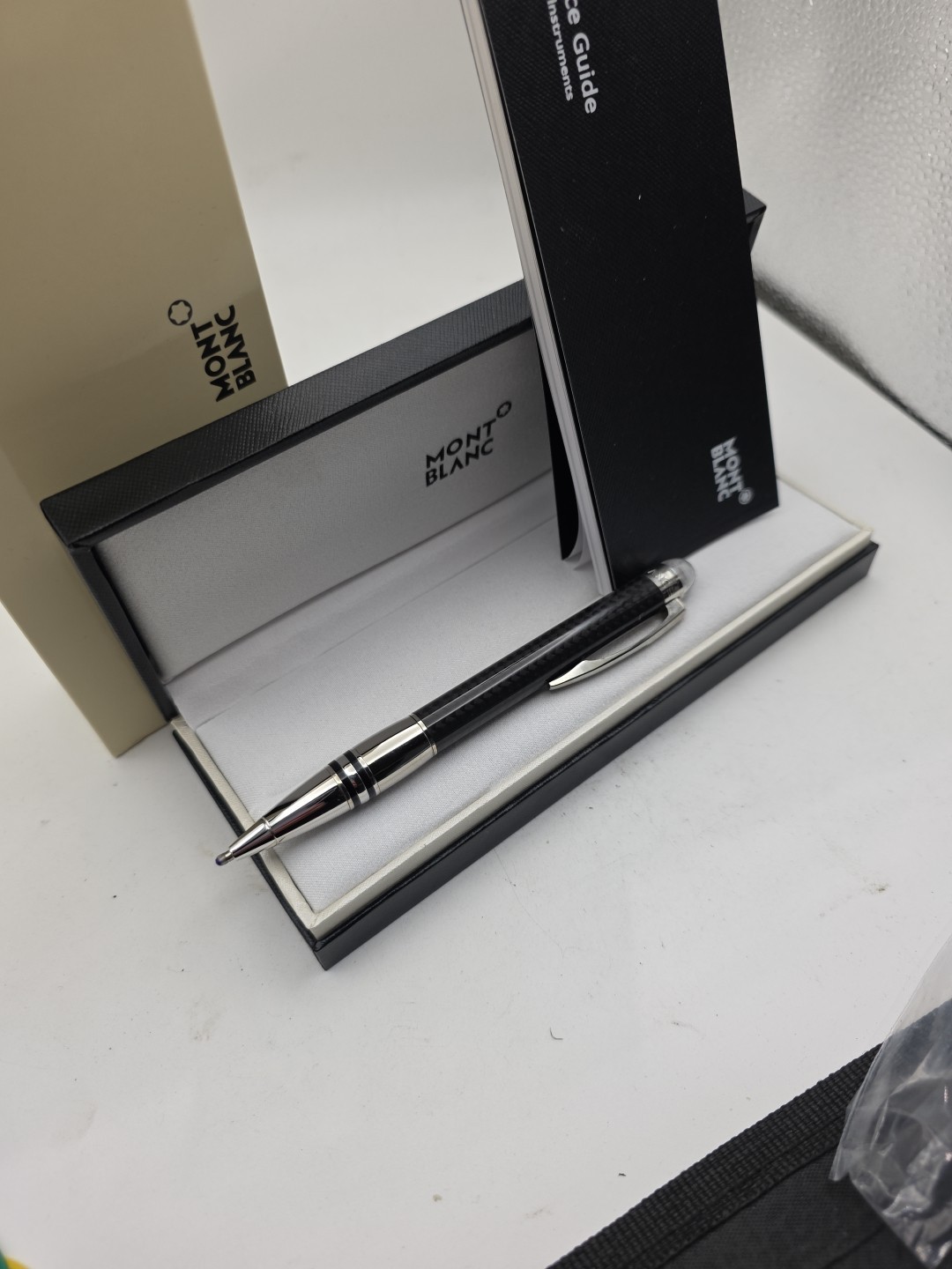 Montblanc starwalker carbon ballpoint pen Germany rare new in box & user guide