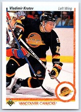 1990-91 Upper Deck Vladimir Krutov Rookie Vancouver Canucks #77