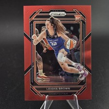 Leigha Brown /199 2023-24 Panini Prizm WNBA Red Prizm Connecticut Sun #146
