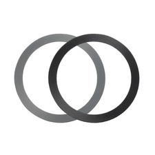 2Pcs Adapter Ring, Wireless Charger Conversion Kit, Black, Gray