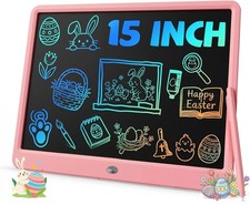 TEKFUN 15 Inch LCD Writing Tablet for Girls Ages 8  12, Large Drawing Table