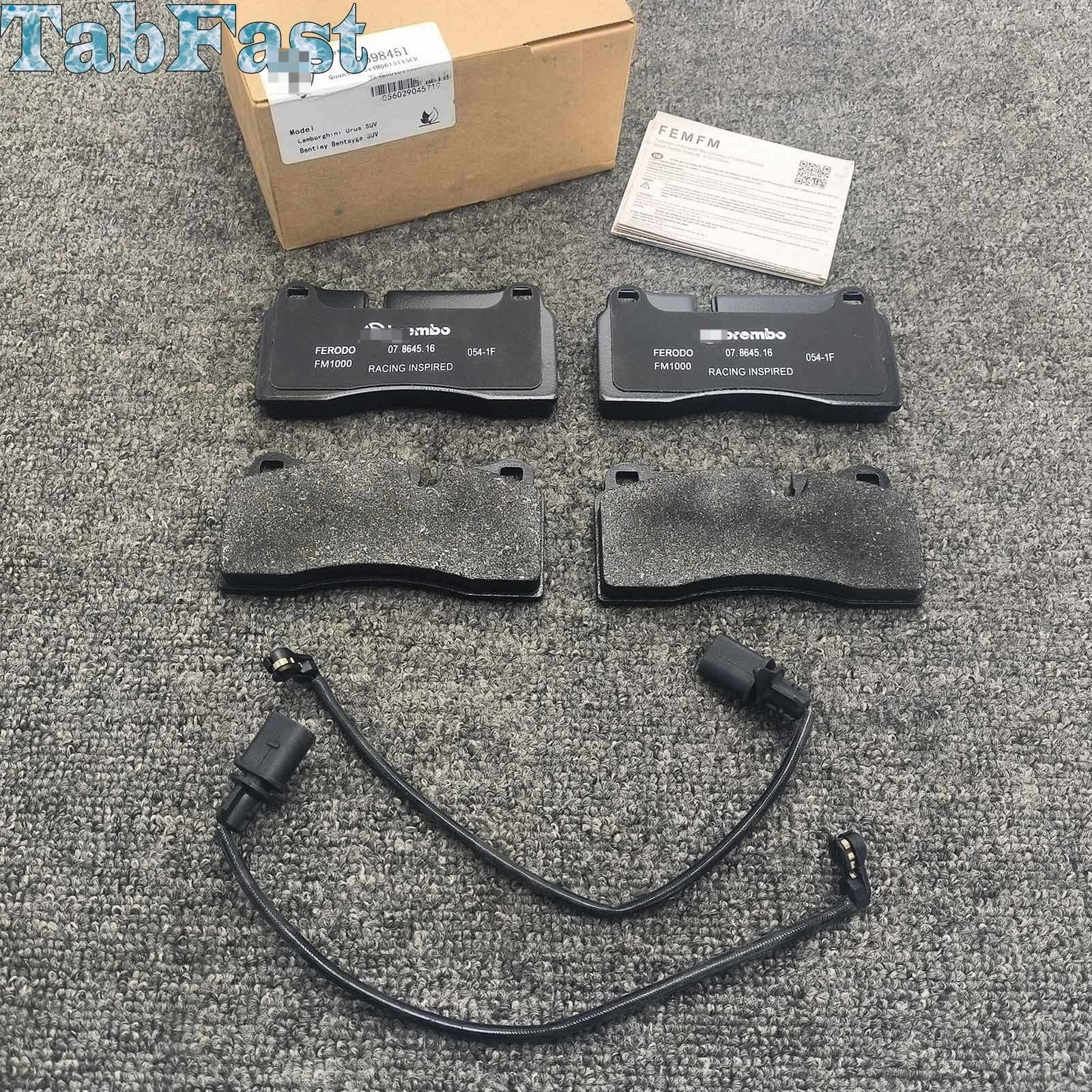 Lamborghini Aventador 2012-2022 Rear Brake pads Set
