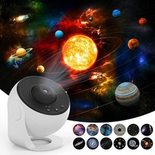 12 In 1 Galaxy Projector Starry Sky Night Light Planetarium Lamp USB