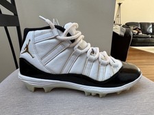 Nike Air Jordan 11 Retro Mcs Baseball White-Met Gold-Black Sz 8 [FV5415-107]