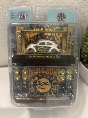 M2 Machines CHASE 1953 VW Beetle Deluxe U.S.A Model  Maui & Sons R74 24-34