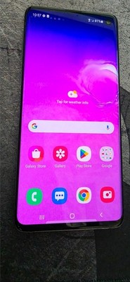 Samsung Galaxy S10 128GB SM-G973U Prism Black (Verizion) Smartphone - Fair
