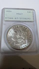 1886  PCGS MS 63 Morgan Silver Dollars OGH Uncirculated Rattler Holder