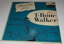 T-Bone Walker – Classics In Jazz Part 2 Capitol Records – EAP 2-370 1955 VG/VG+