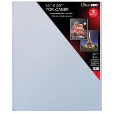 Ultra Pro 16" X 20" Toploader 10ct Clear