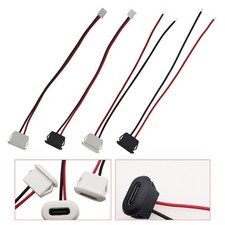USB Type C Female Pigtail Cable Adapter to 2 Pin Wire Easily Install Pure Copper