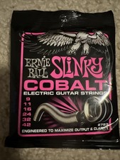 Ernie Ball 2723 Cobalt Super Slinky Electric Guitar Strings - 6 PACK 9-42